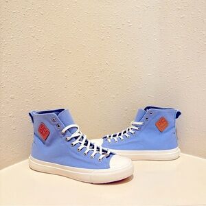 P.F. Flyers Unisex Hi Top Canvas Blue Sneakers Sz W 9.5 M 8 NWT